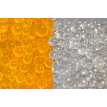 Silica gel orange-farblos Perlen